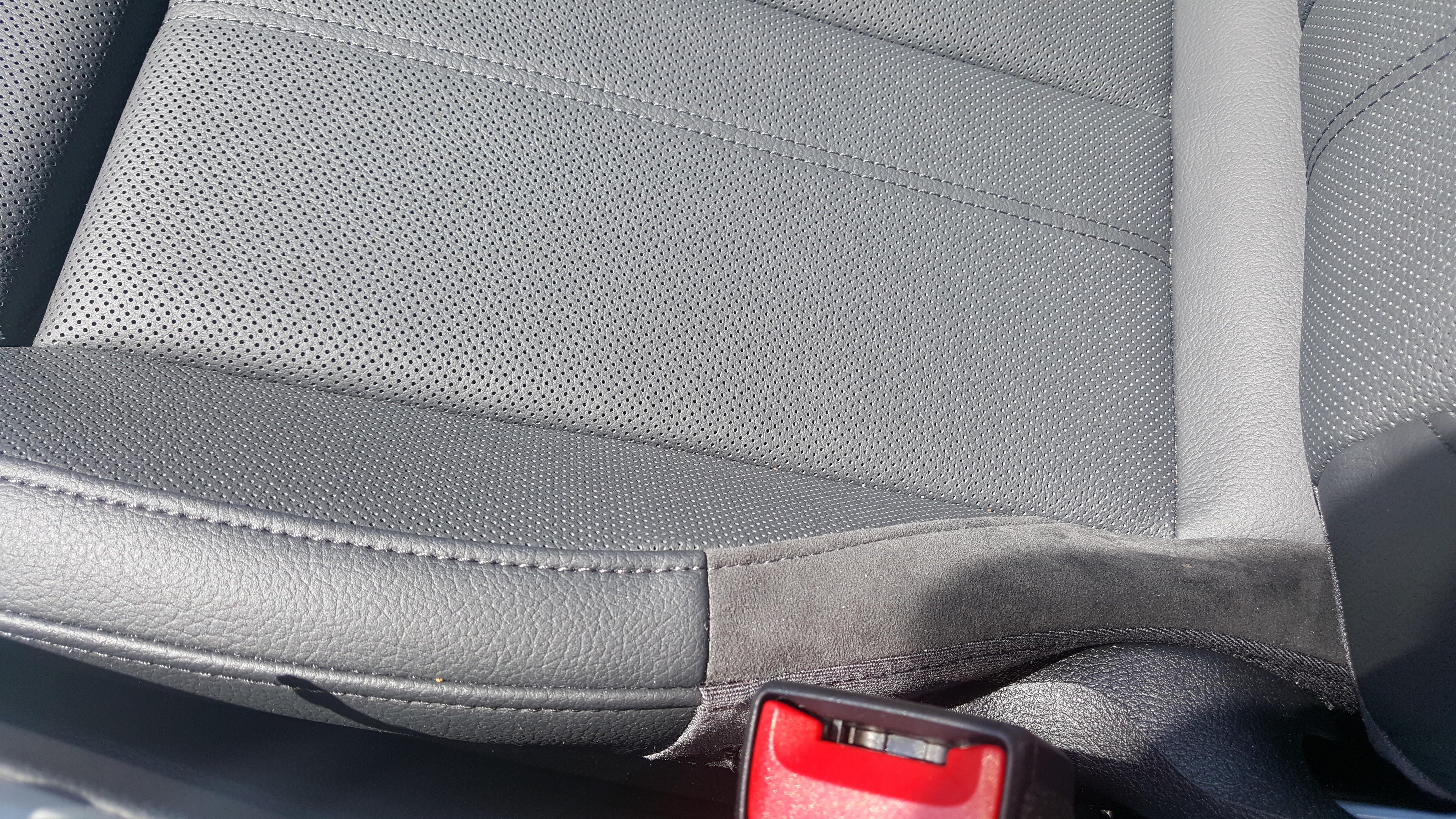 Alcantara inserts on the leather seats - AudiWorld Forums