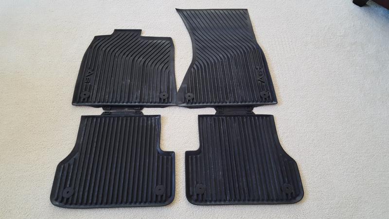 Audi A6 Unused Oem A6 C7 All Weather Winter Floor Mats 2012