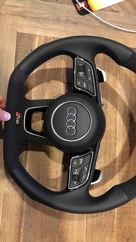 Audi A4 Audi Exlclusive Flat Bottom steering wheel - AudiWorld Forums