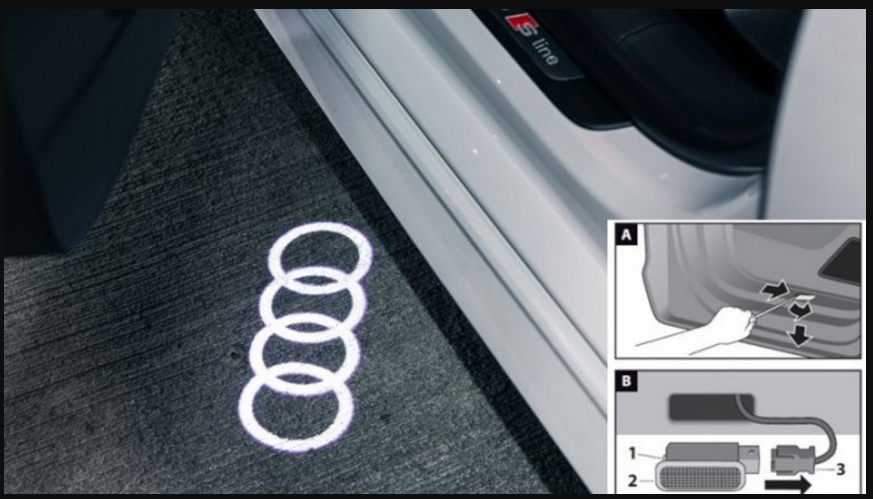 Audi Rings Logo Puddle Lights | Puddle Projectors