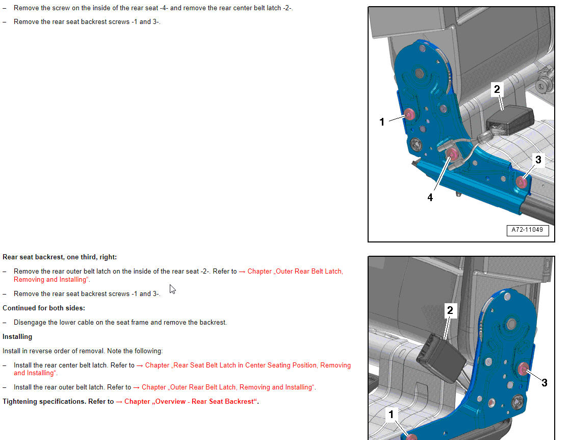 Rear Seat Folding Flat Audiworld Forums