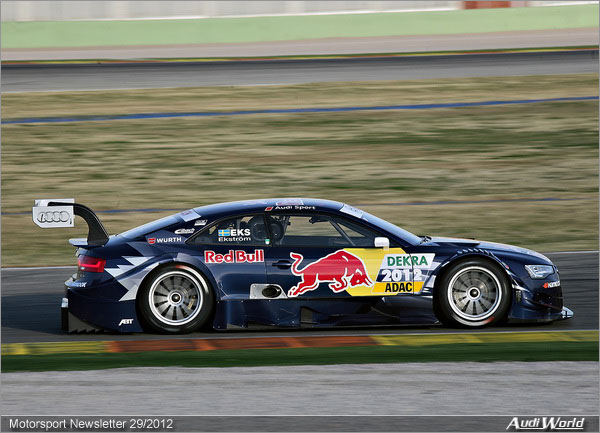 Motorsport Newsletter 29/2012: Audi DTM test at Magny-Cours