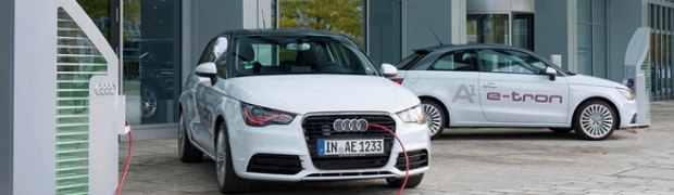 The Audi A1 e-tron in “Electromobility Showcase” projects