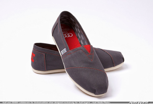 Audi and TOMS® collaborate for limited-edition shoe designed ...