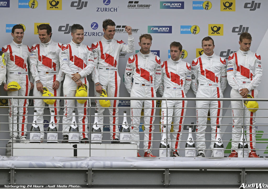 Fourth victory for the Audi R8 LMS in the Nürburgring 24 Hours