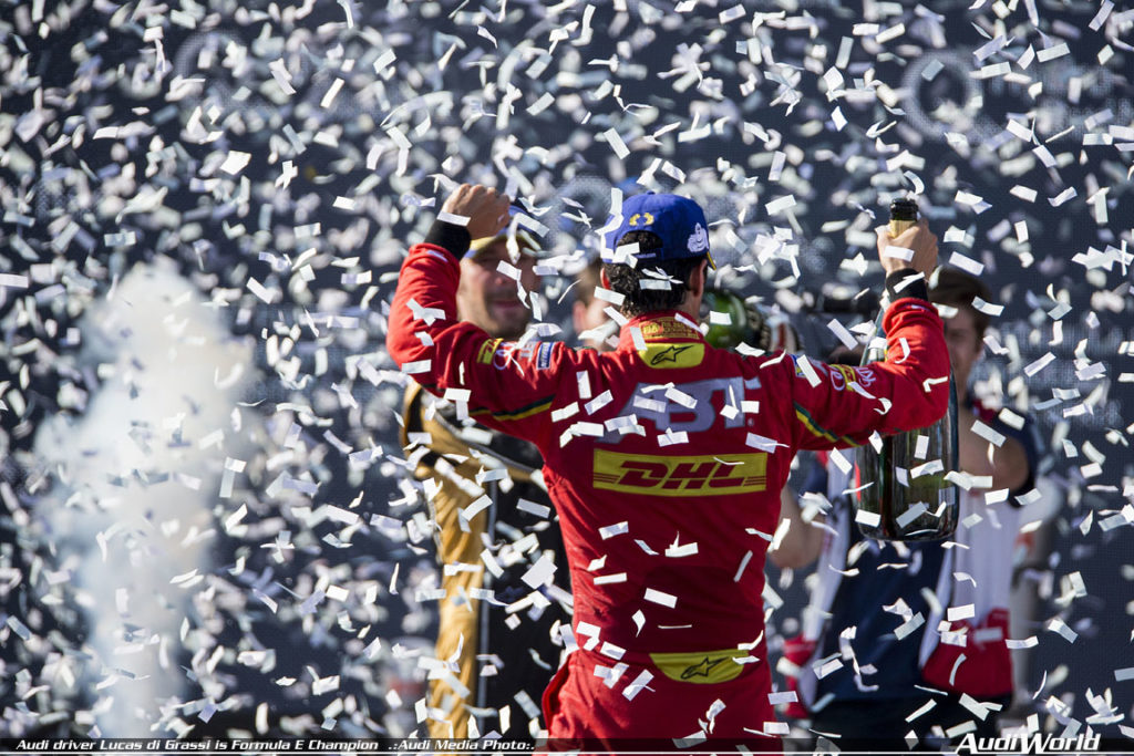 Audi driver Lucas di Grassi is Formula E Champion