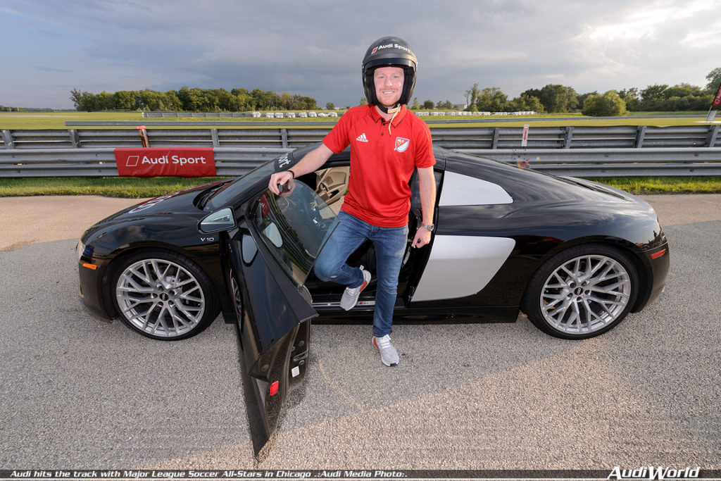 Audi hits the track with Major League Soccer All-Stars in Chicago