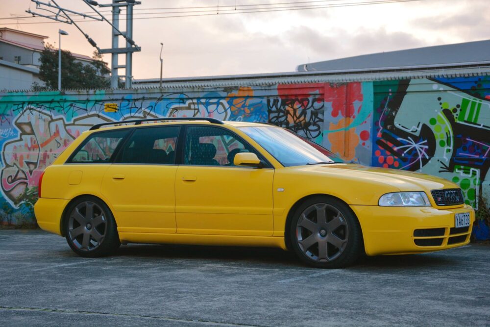 Imola Yellow Audi S4 Avant