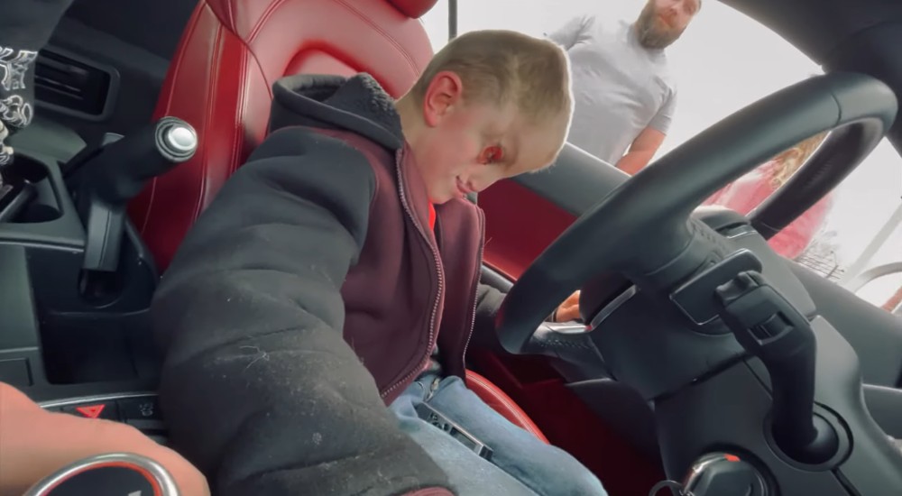 Shop Employee Borrows R8 to Surprise Blind Child at Car Meet