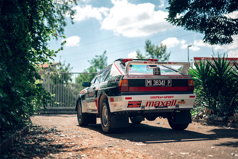 Audi V8 Quattro Dakar Rally Car Rear 