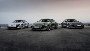 The new 2025 Audi e-tron GT model family